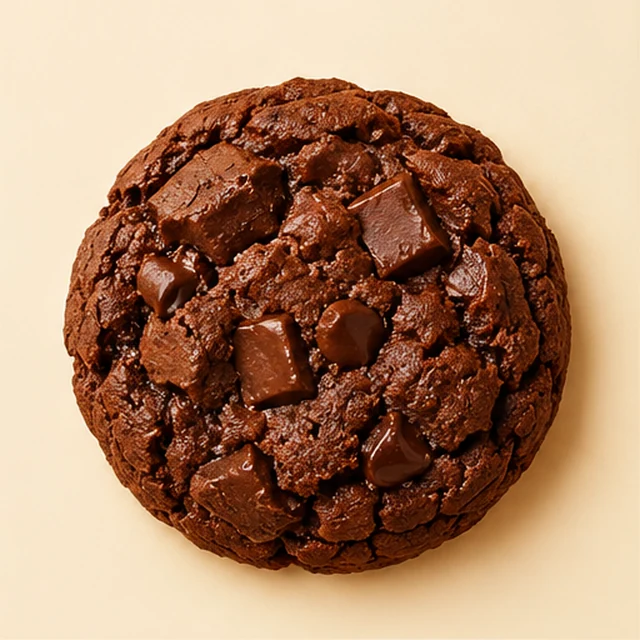 Rich double chocolate cookie